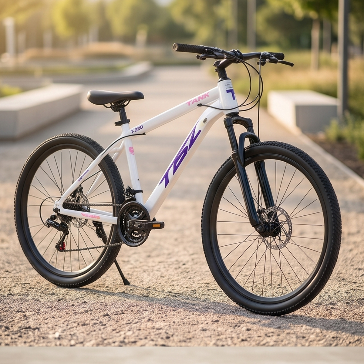 Tank Bicycle 24 Inch White