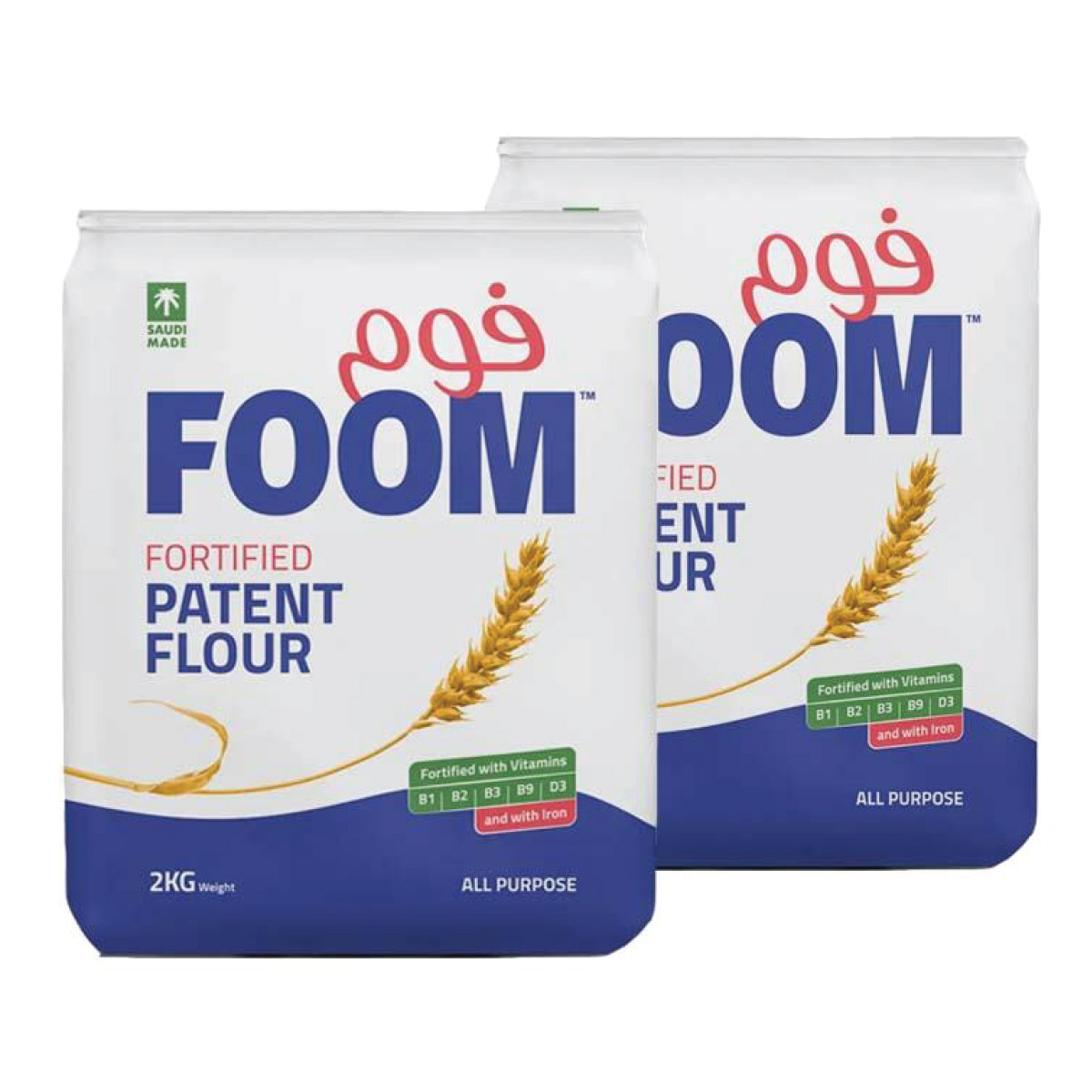 FOOM Fortified Patent Flour 2 Pieces 2Kg
