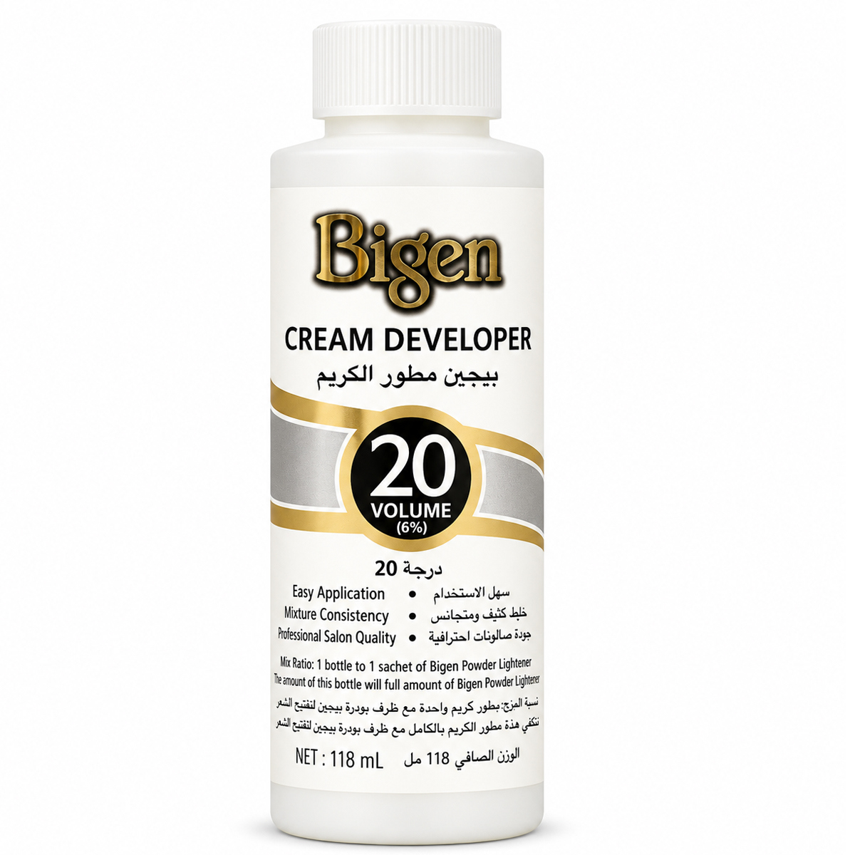Bigen 20 Volume Hair Developer 118ml