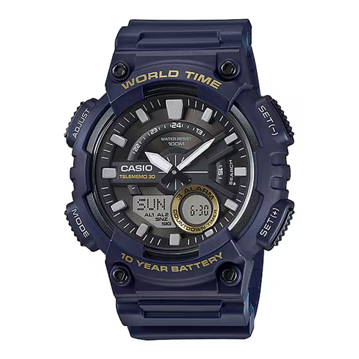 Casio Telememo 30 Watch For Men AEQ-110W-2AVDF