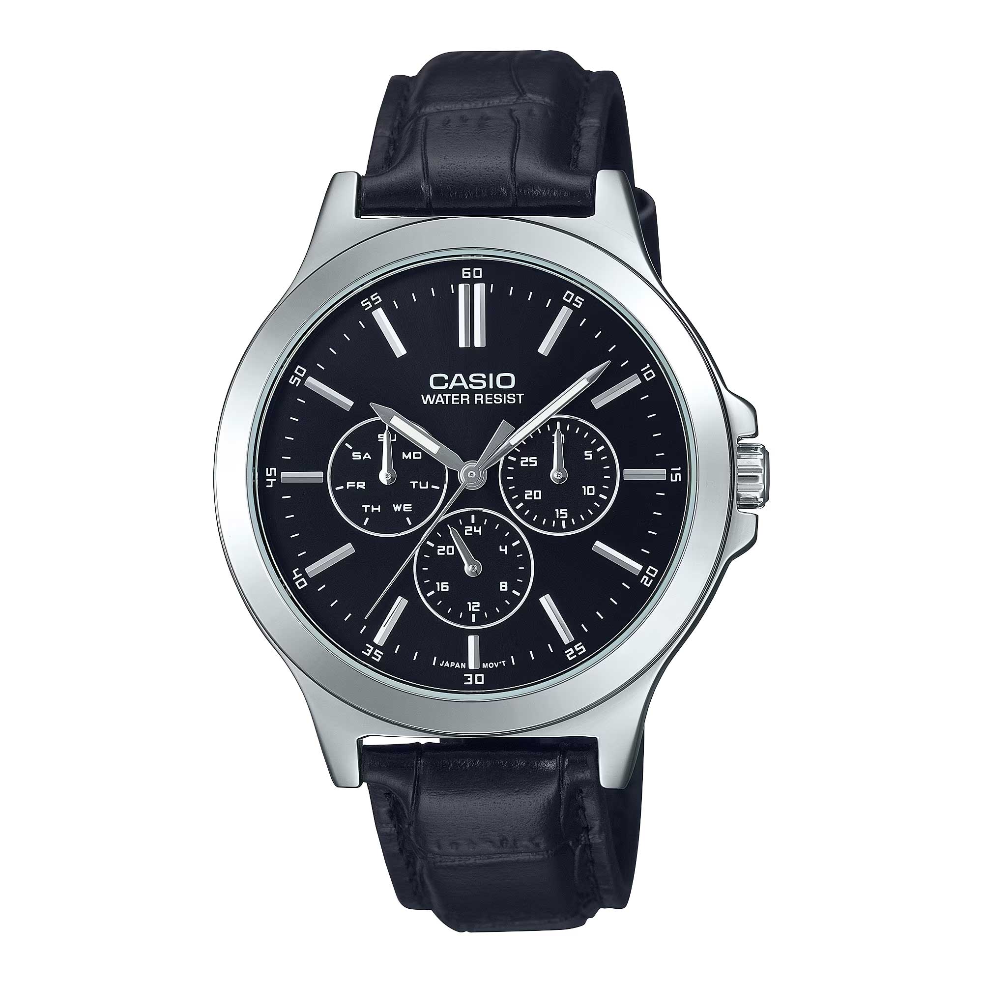 Casio Mens Leather Watch MTP-V300L-1AUDF