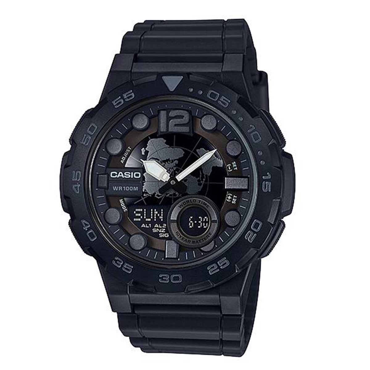 Casio Analog Sport Wat ch For Men AEQ-100W- 1BVDF