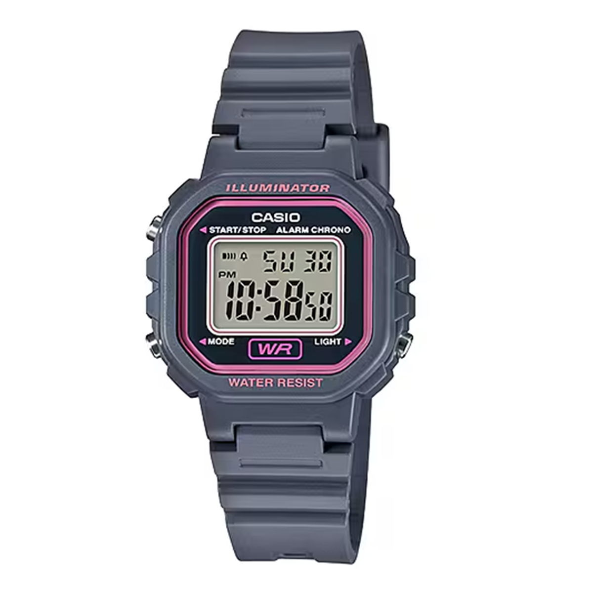 Casio Digital Watch Gray For Women LA-20WH - 8ADF