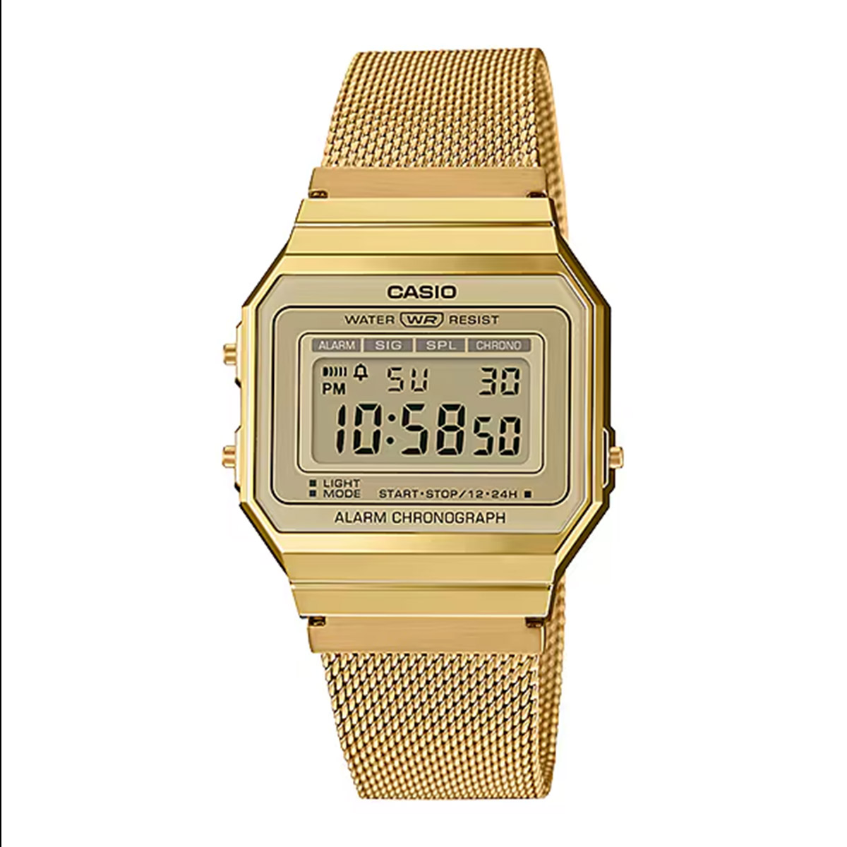 Casio Vintages Digital Golden Watch For Unisex A700WMG-9ADF