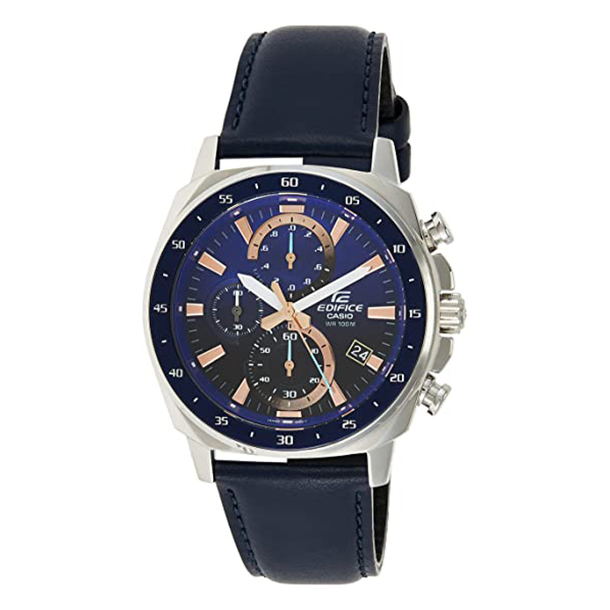 Casio Edifice Leather Strap Men's Watch EFV-600L-2AVUDF