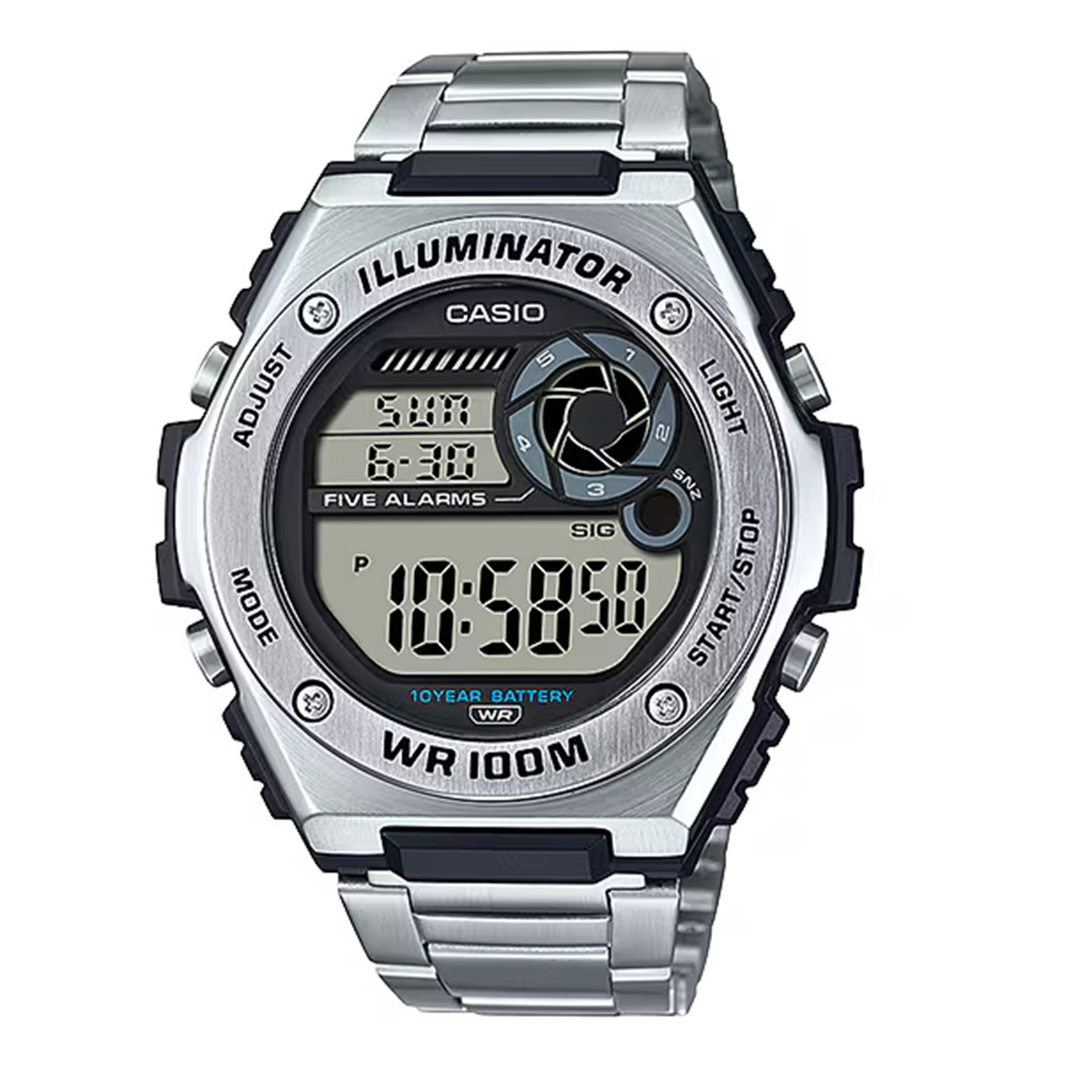 Casio Illuminator Digital Watch For Men MWD 100HD 1AVDF