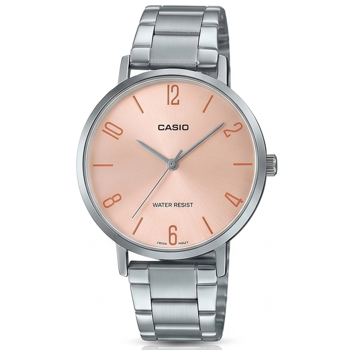 Casio Formal Watch For Women In Silver & Pink Color LTP-VT01D-4B2UDF