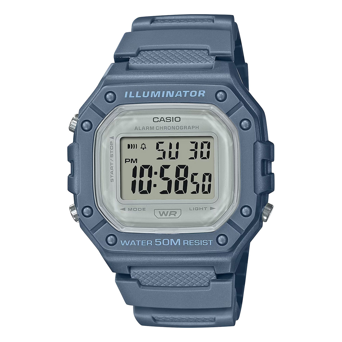 Casio Digital Watch For Women W-218HC- 2AVDF