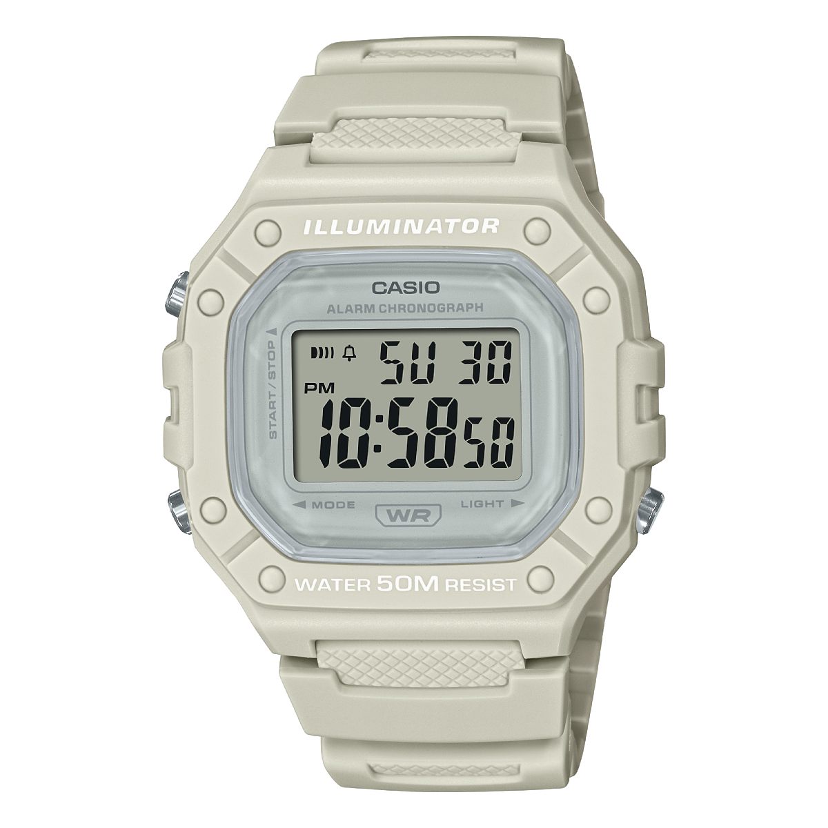 Casio Sport Watch Illuminator Water Resist 50m W-218HC-8AVDF