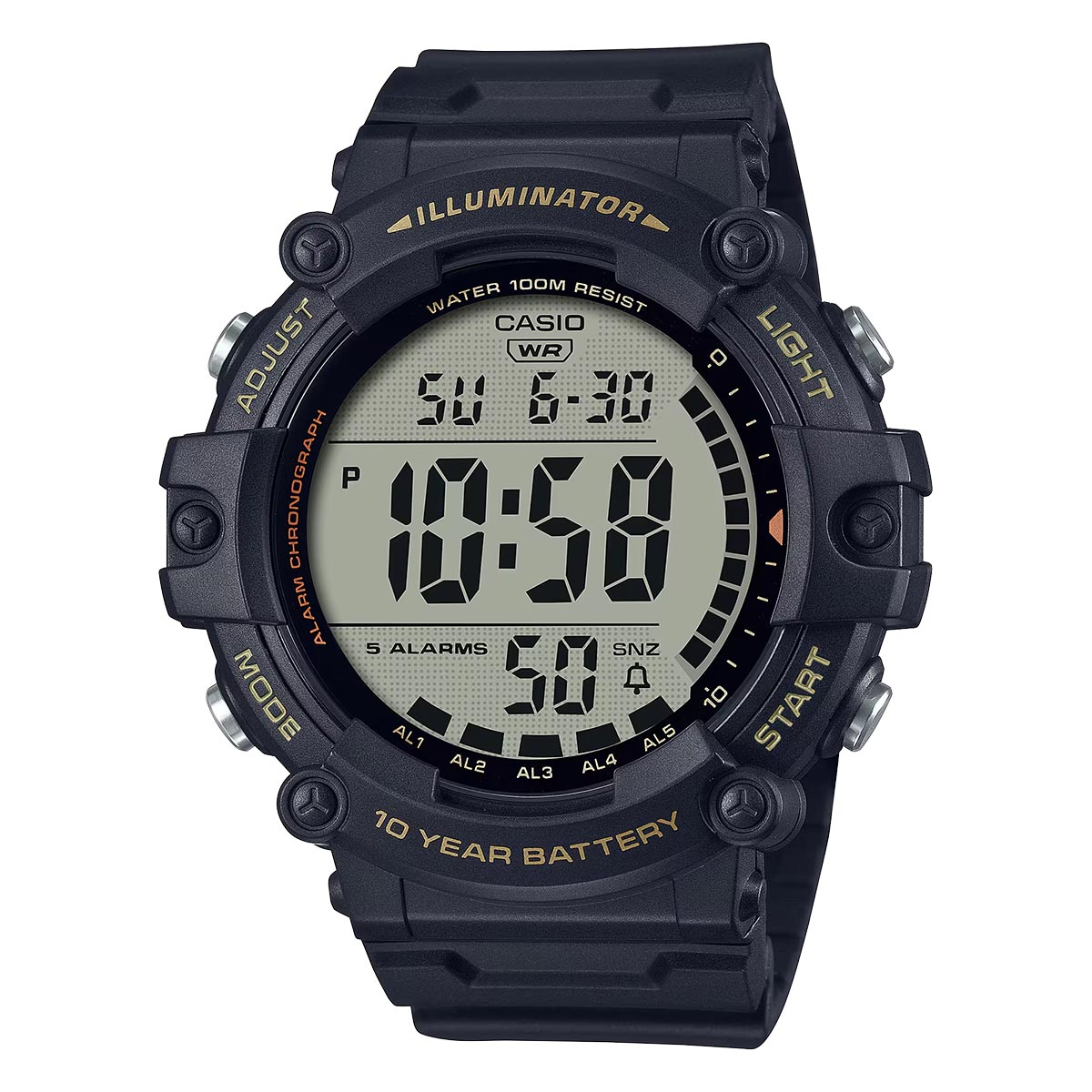 Casio Illuminator Digital Watch For Men AE 1500WHX 1AVDF