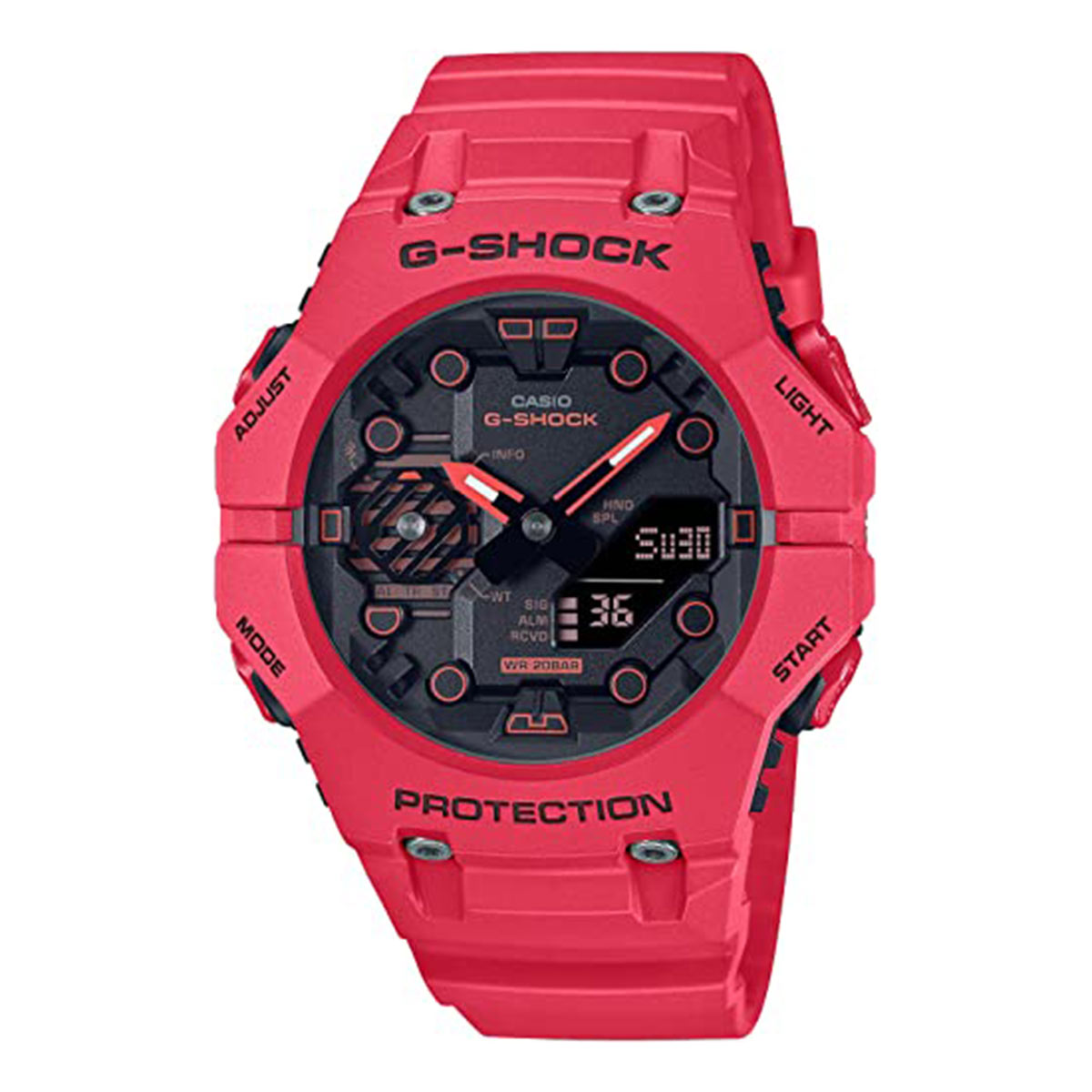 Casio G-Shock Rubber Watch Red GA-B001-4ADR