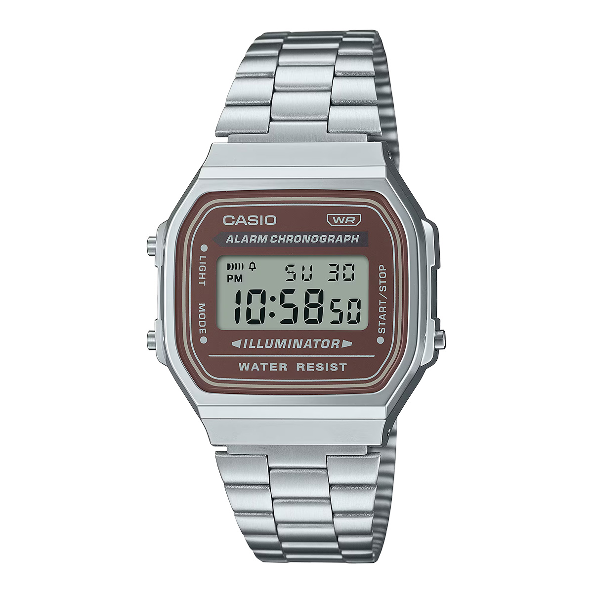 Casio Digital Stainless Steel Watch A168WA-5AYDF