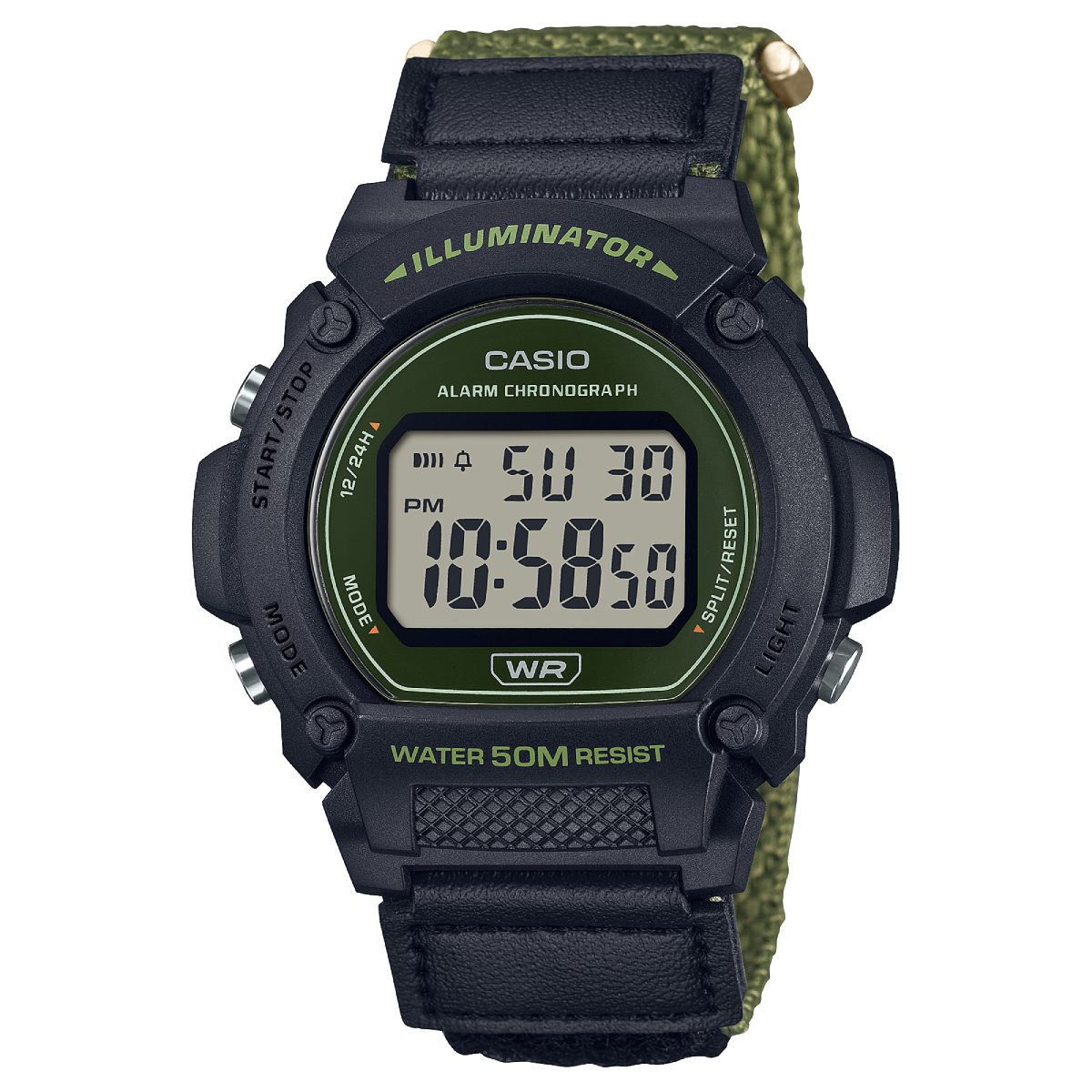 Casio Sport Watch Illuminator Water Resist 50m W-219HB-3AVDF
