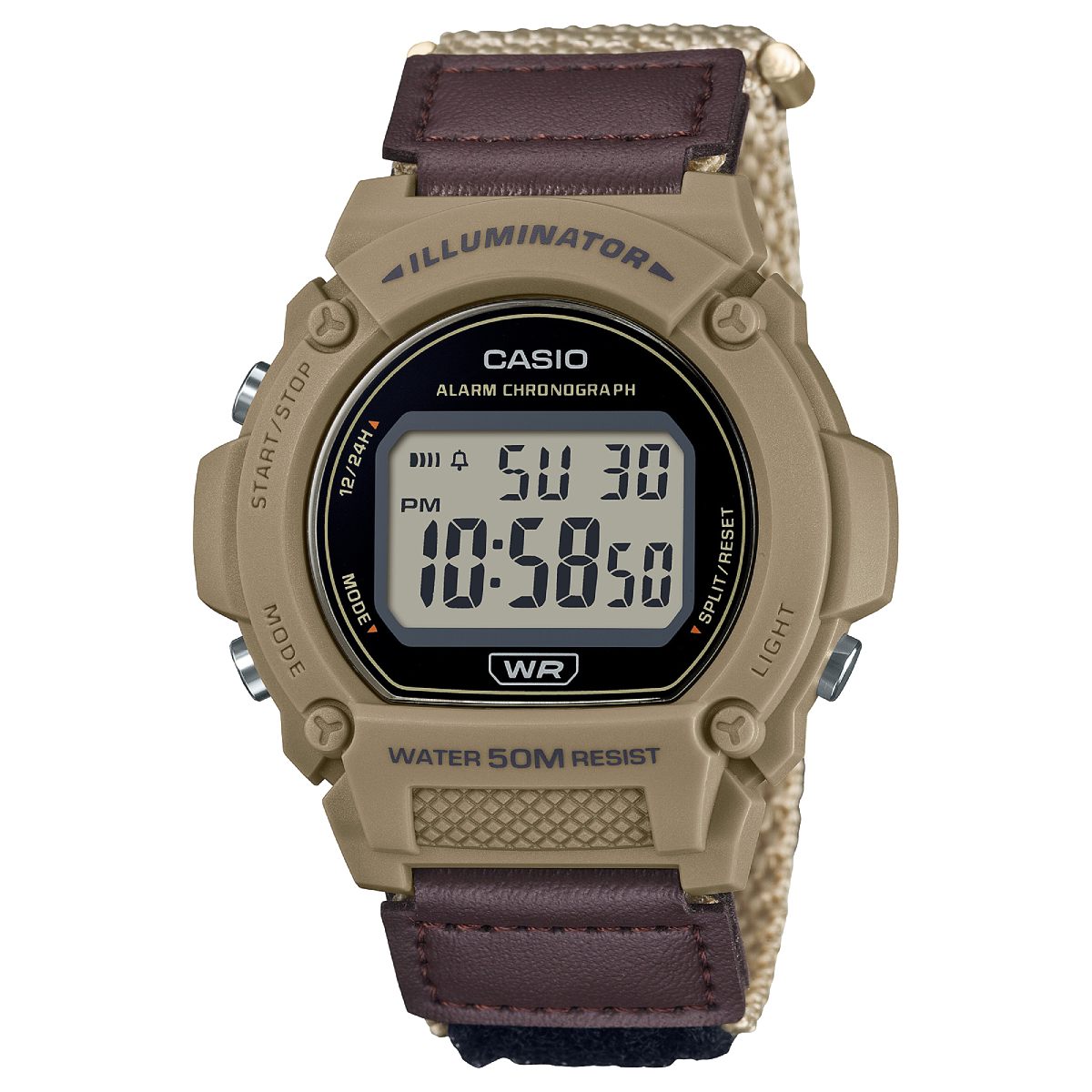 Casio Sport Watch Illuminator Water Resist 50m W-219HB-5AVDF