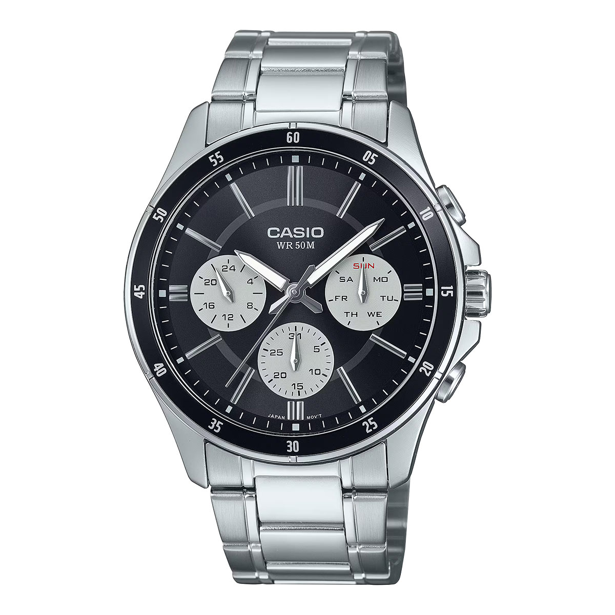 Casio Multi Hands Formal Watch For Men  MTP-1374D-1A3VDF