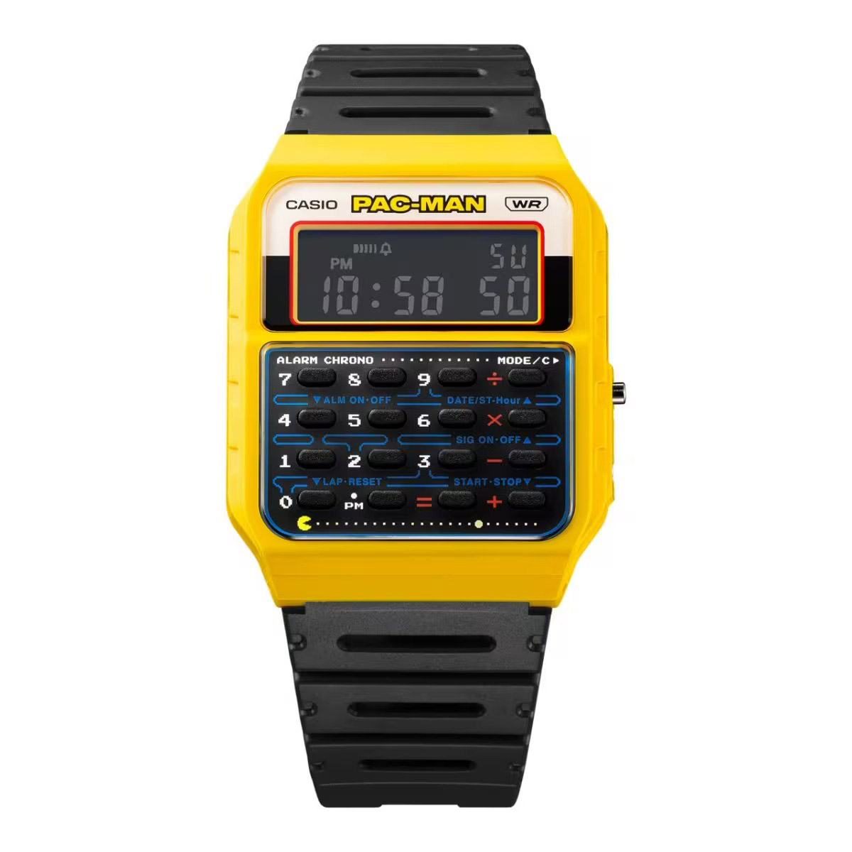 Casio Pac-Man Calculator Watch CA-53WPC-1BDR