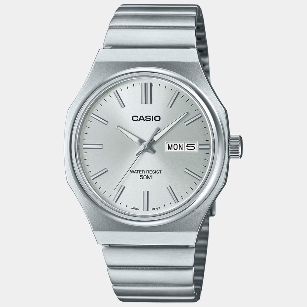 Casio Watch For Men Silver MTP-E735D-7AVDF