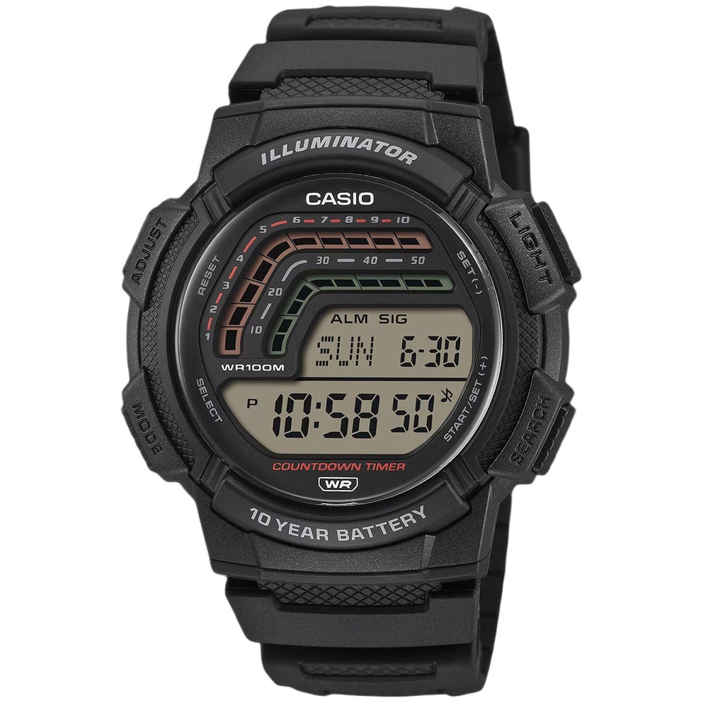 Casio Digital Watch For Men WS-1800-1AVDF