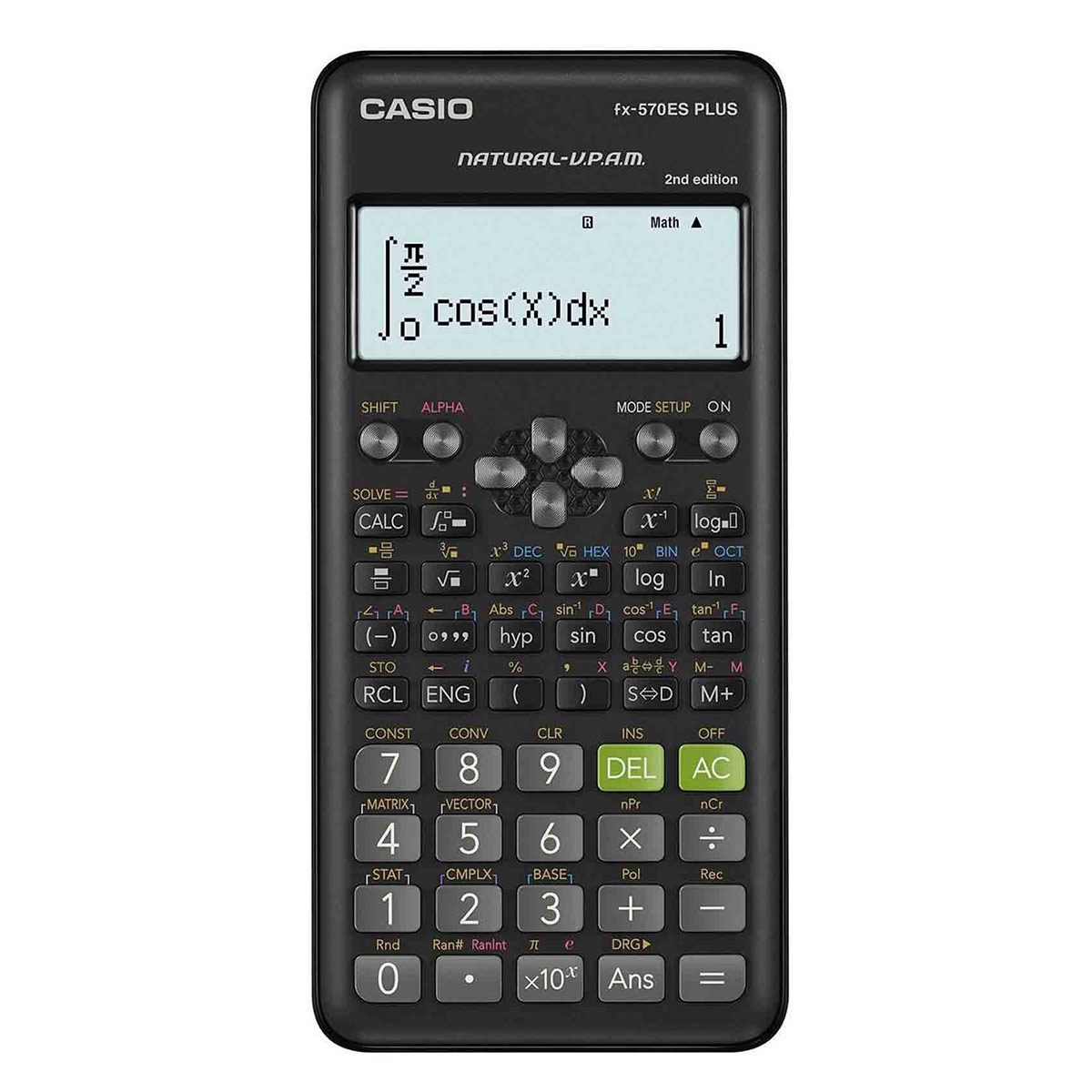 آلة حاسبة علمية كاسيو fx-570ES PLUS الإصدار الثاني | مستلزمات المكتب والمدرسة | أدوات القياس، الآلة الحاسبة والمقص آلة حاسبة علمية كاسيو fx-570ES PLUS الإصدار الثاني | مستلزمات المكتب والمدرسة | أدوات القياس، الآلة الحاسبة والمقص