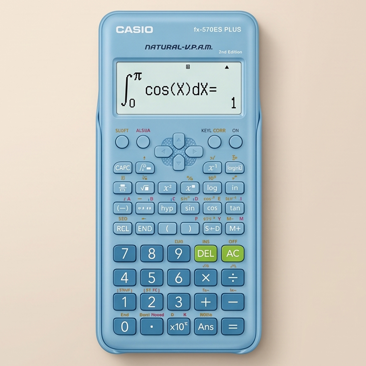 Casio fx-570ES Plus Scientific Calculator Blue