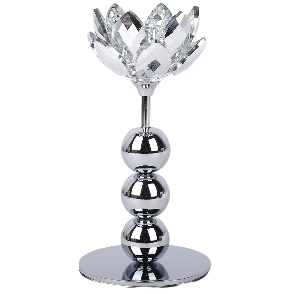 Crystal Lotus Candle Holder Medium