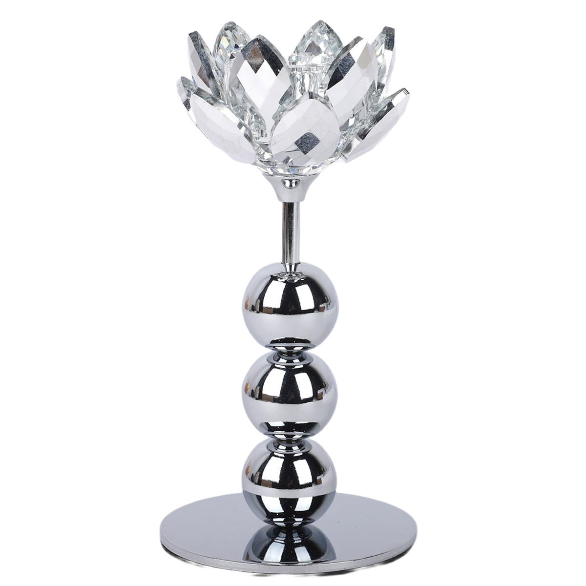 Crystal Lotus Candle Holder Small