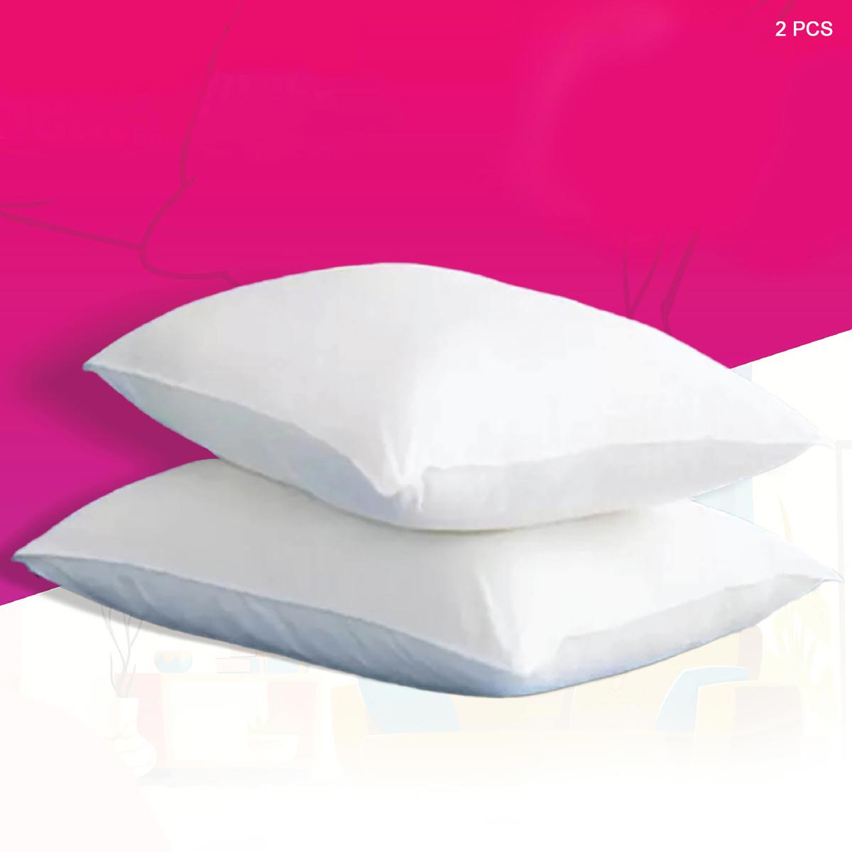 Pressed Pillow 2 Piece Set