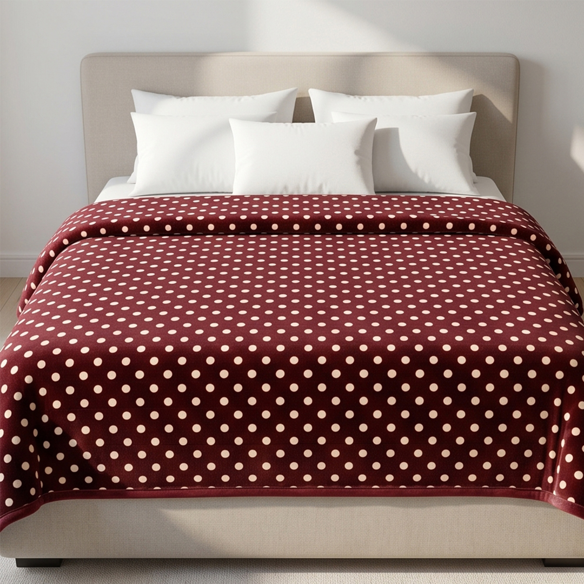 Solaron Polka Dot Blanket 200x240cm 5.1Kg