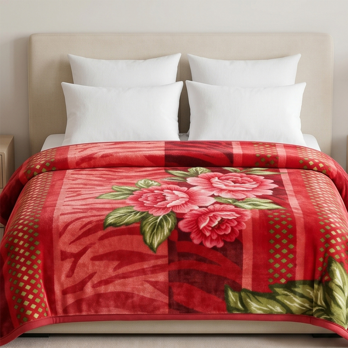 Solaron Floral Blanket 160x220cm 3.5Kg