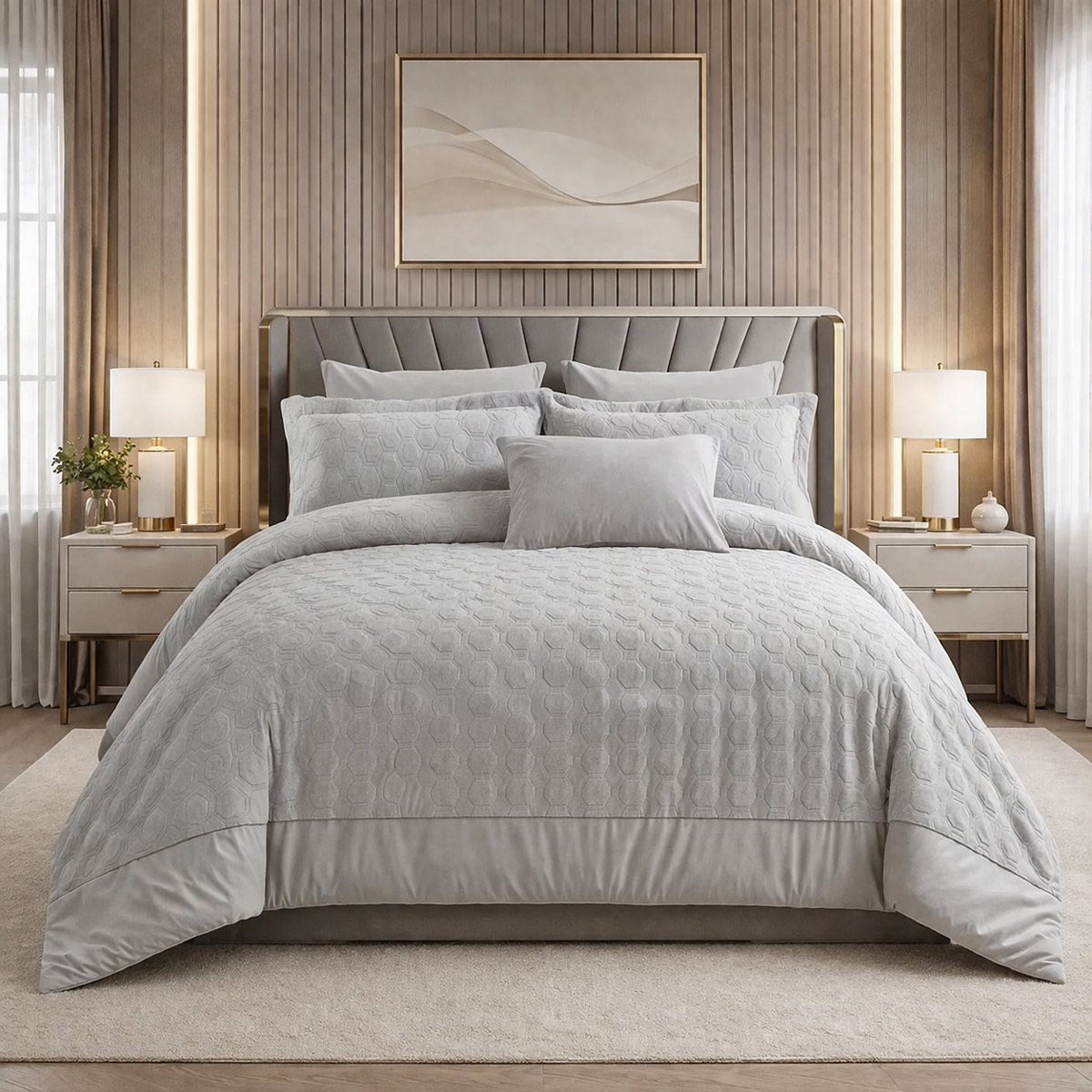 Royal Comforter Set 6 Pieces 240X260cm | Home Textiles | Bedding | Comforters, Quilts & Duvets Royal Comforter Set 6 Pieces 240X260cm | Home Textiles | Bedding | Comforters, Quilts & Duvets