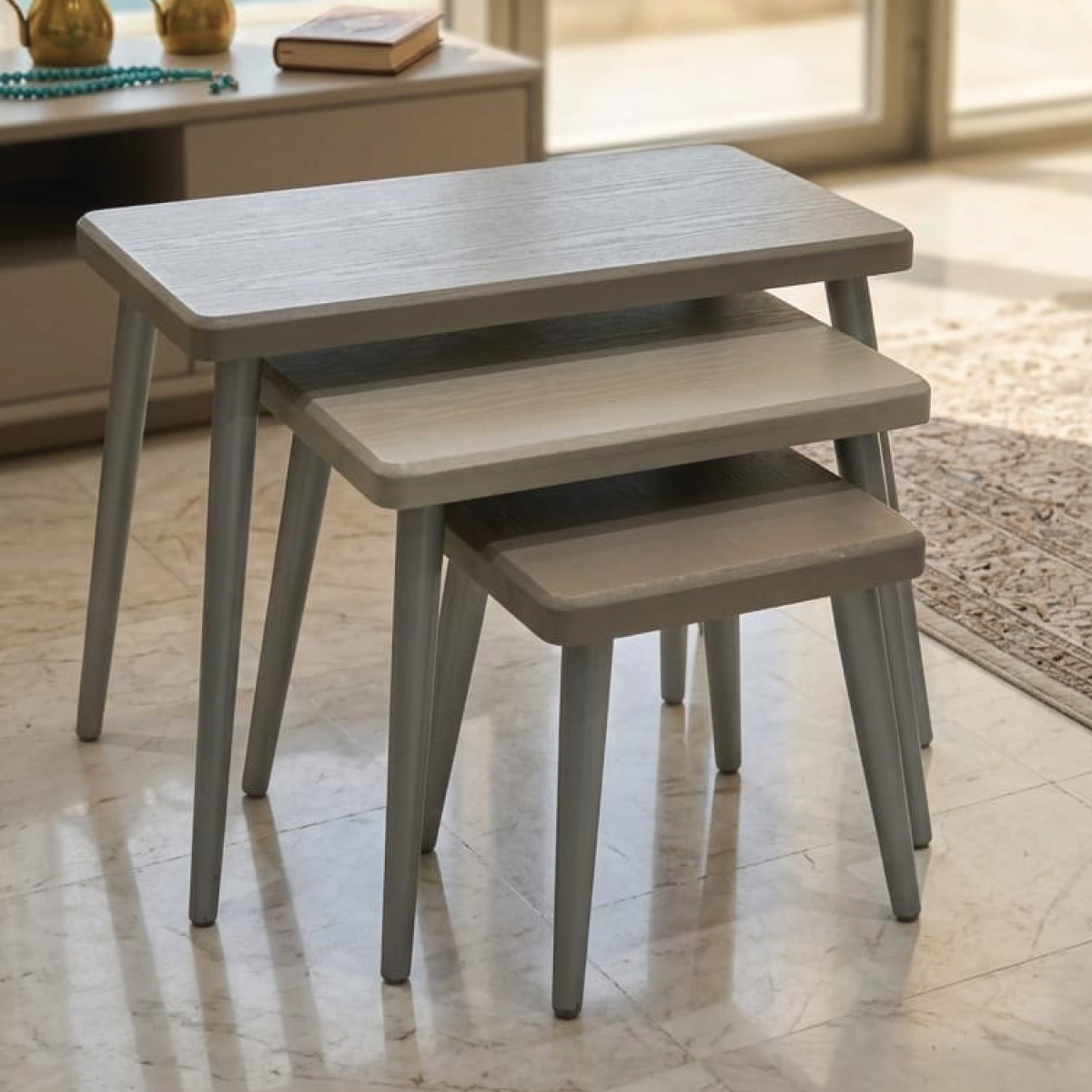 Nesting Table 3 Pieces Modern