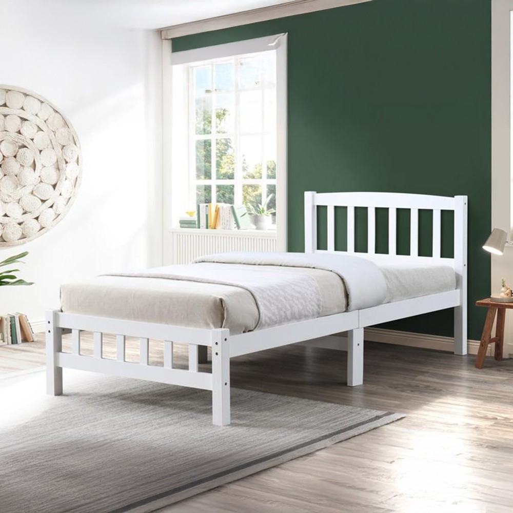 Wooden Single Bed 90x190cm