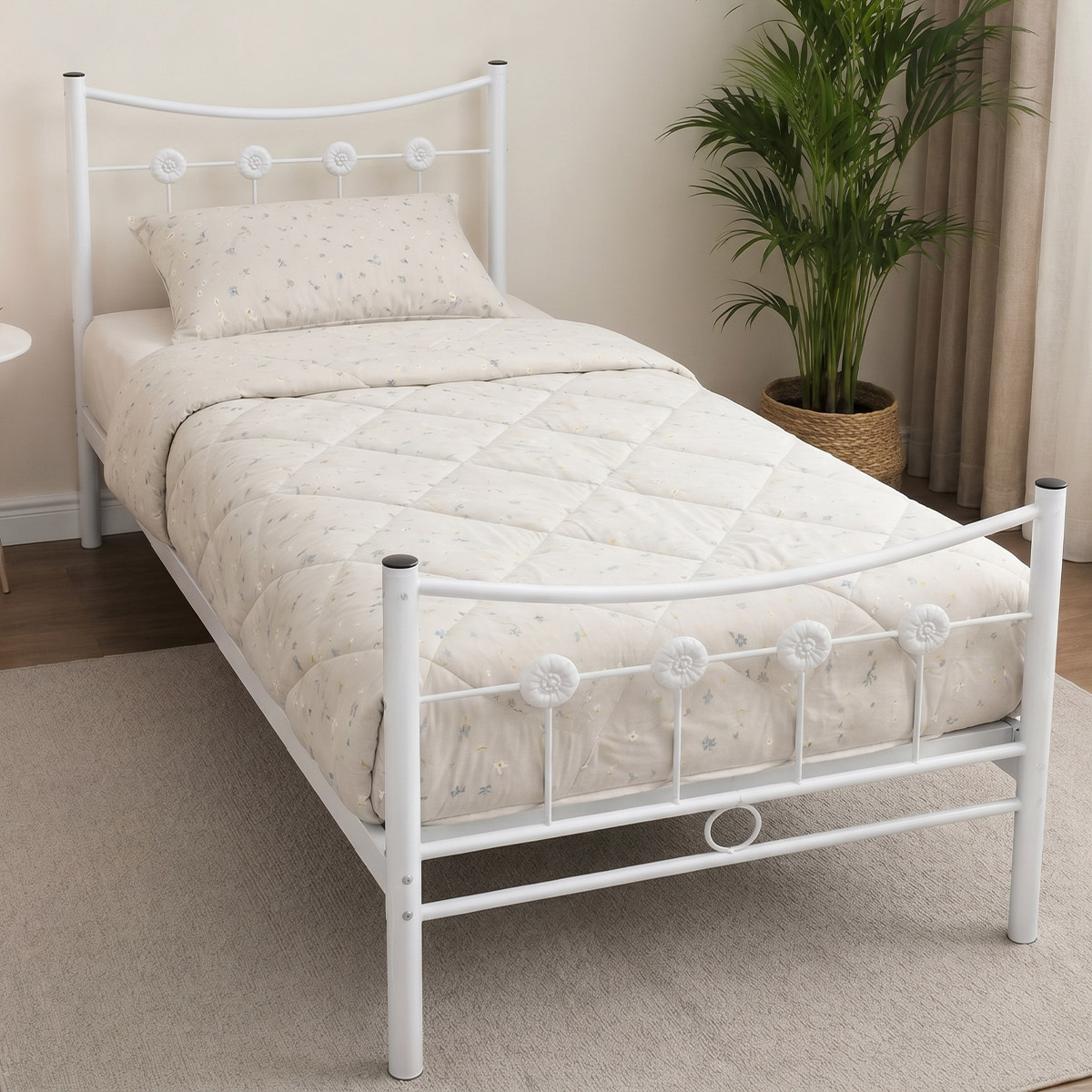 Metal Single Bed 90x190cm