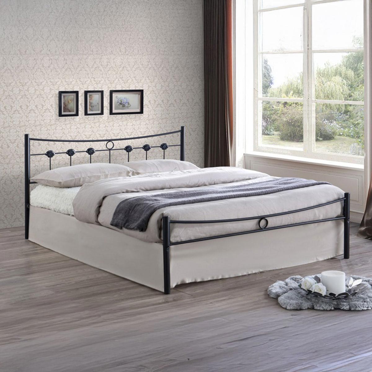 Metal Queen Bed 150x190cm