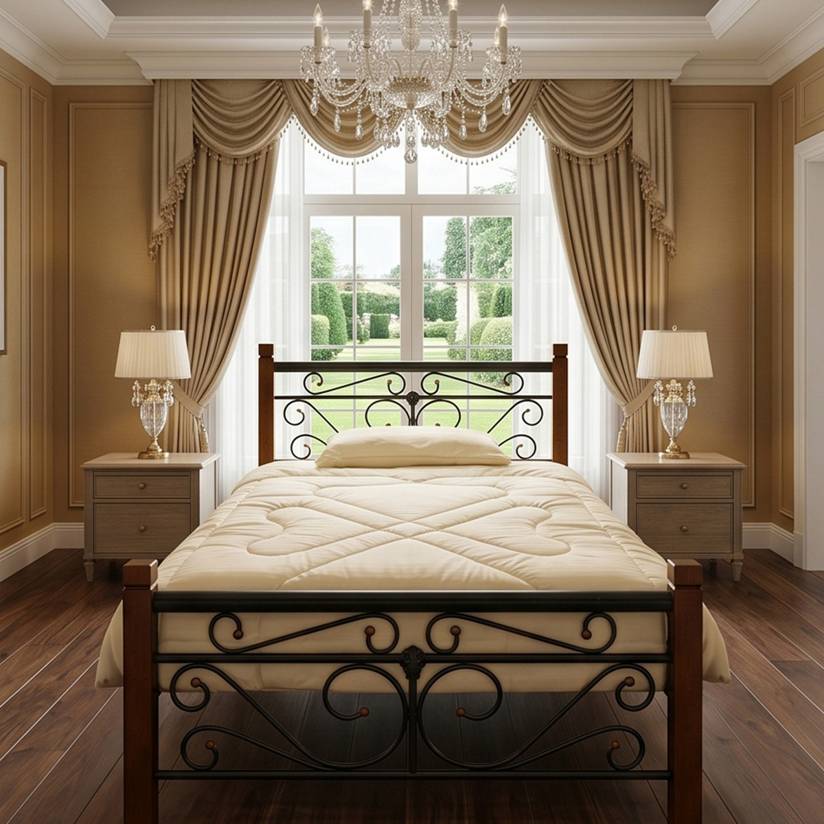Sammy Metal Single Bed 120x190cm