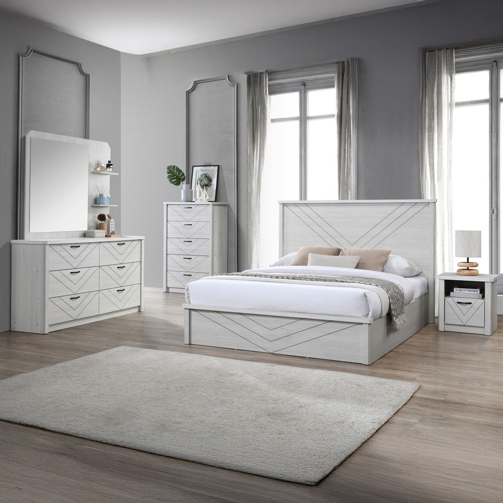 Modern 2 Single Bedroom Set 90x190cm