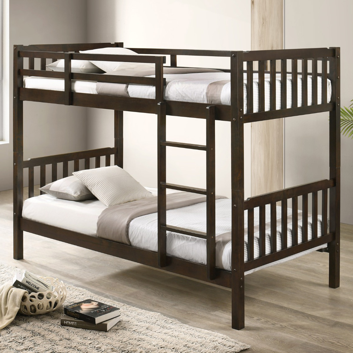 Wooden Bunk Bed 90x190cm Oak