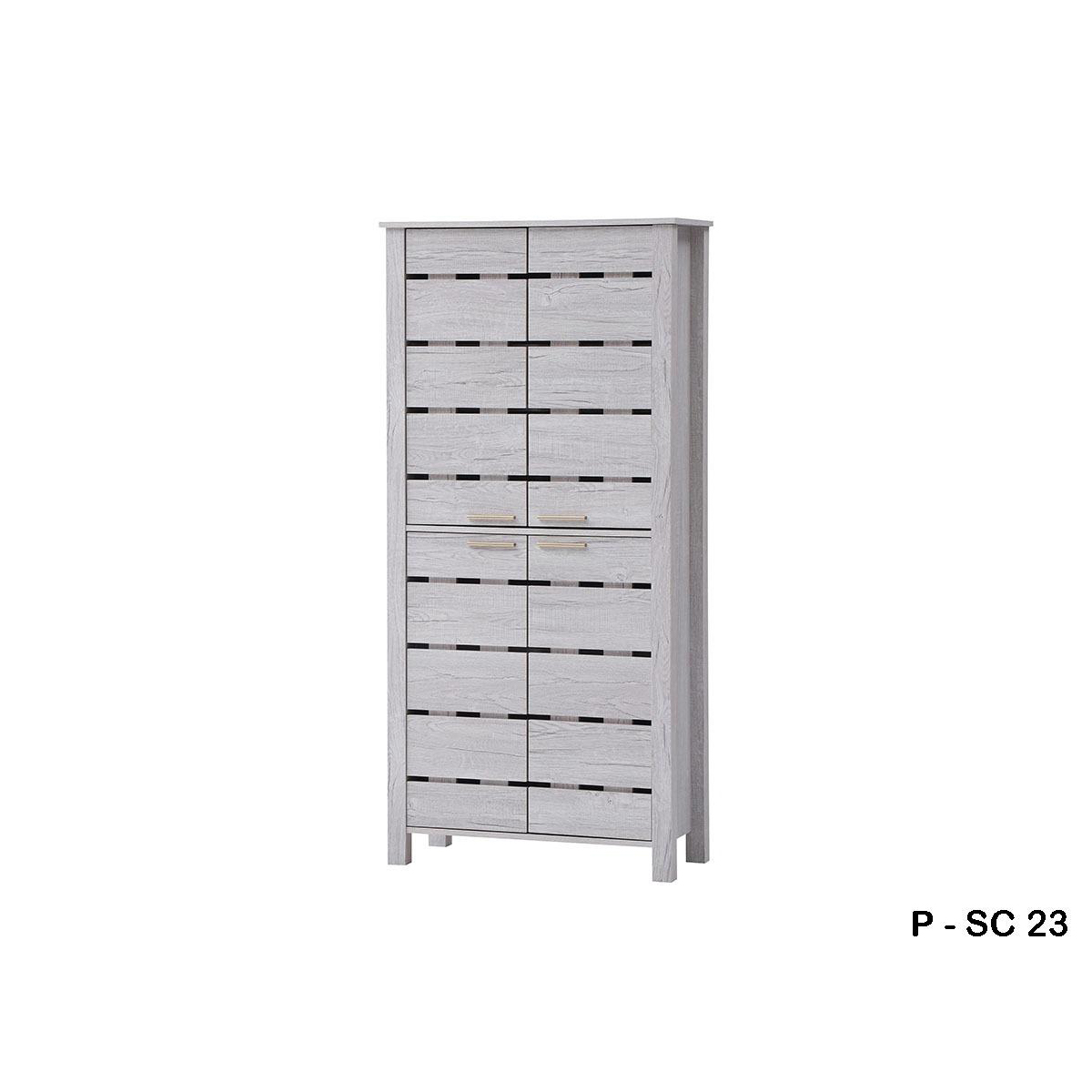 4-Door Shoe Cabinet