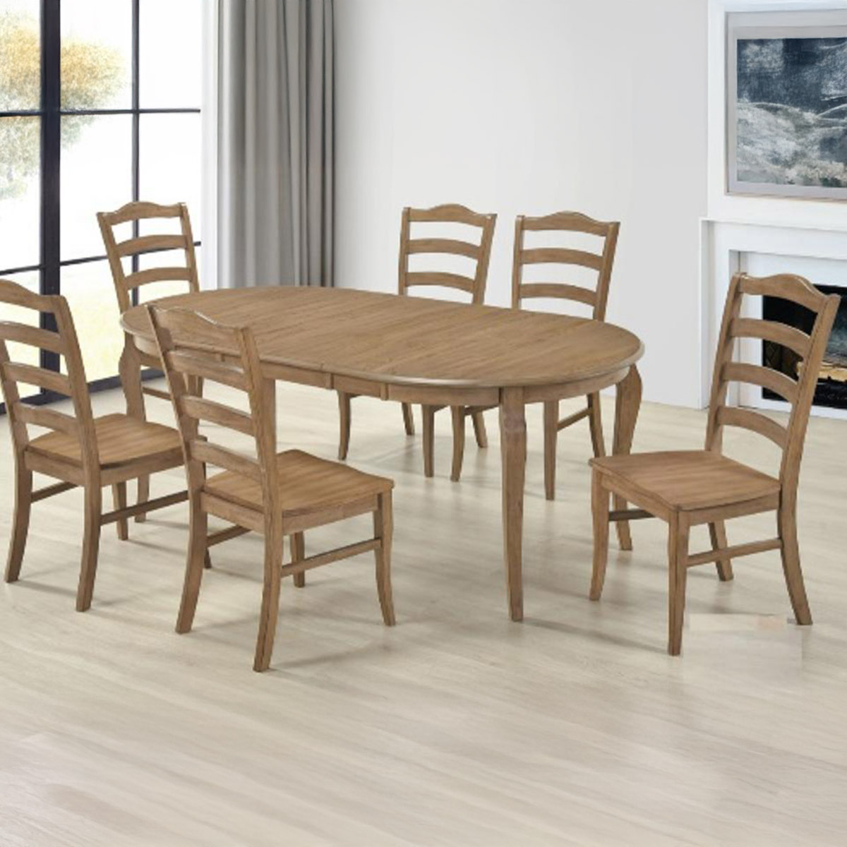 Wooden Dining Table Set (1 Table & 8 Chair)