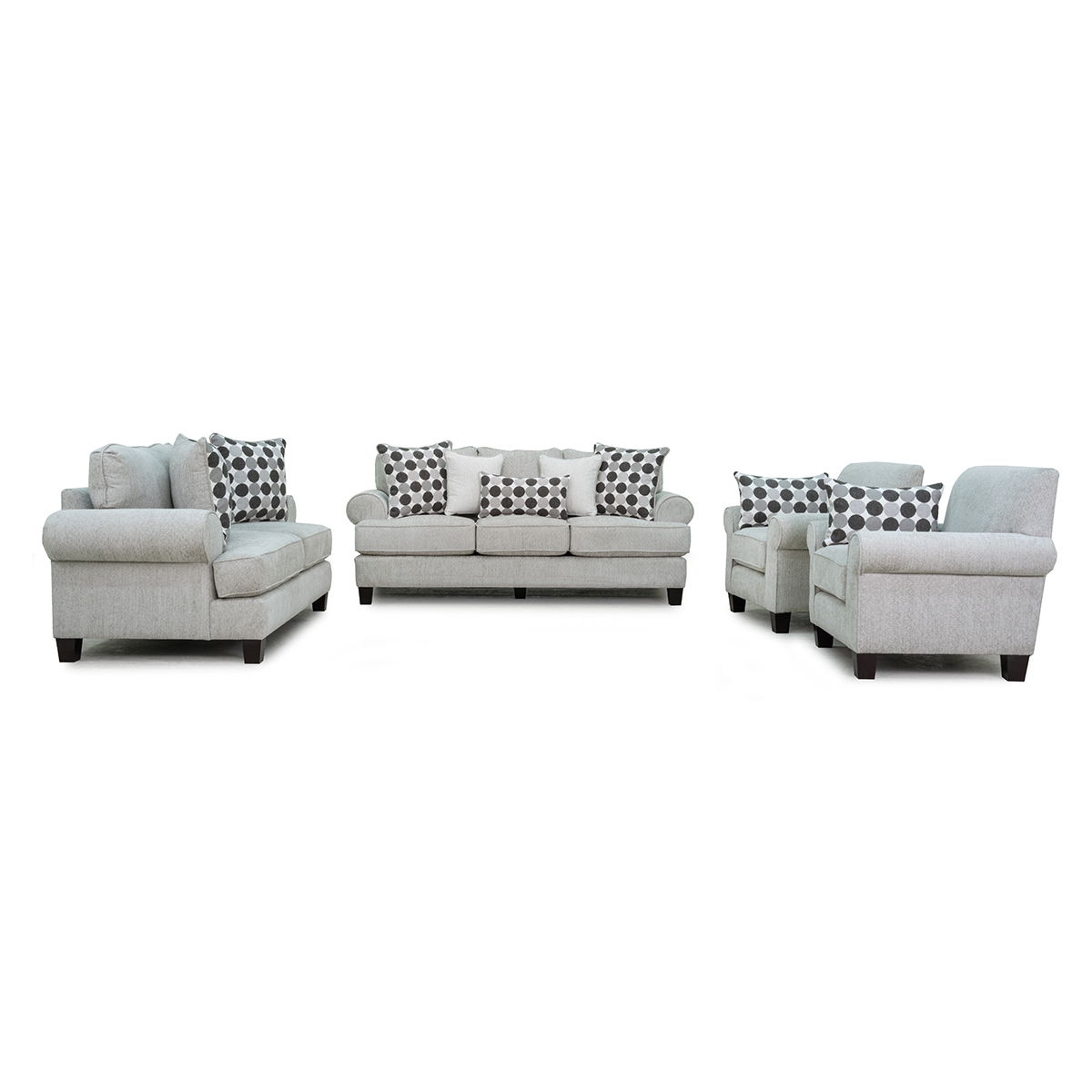Austin Sofaset (3 Seater 1 Piece, 2 Seater 1 Piece & 1 Seater 2 Piece)