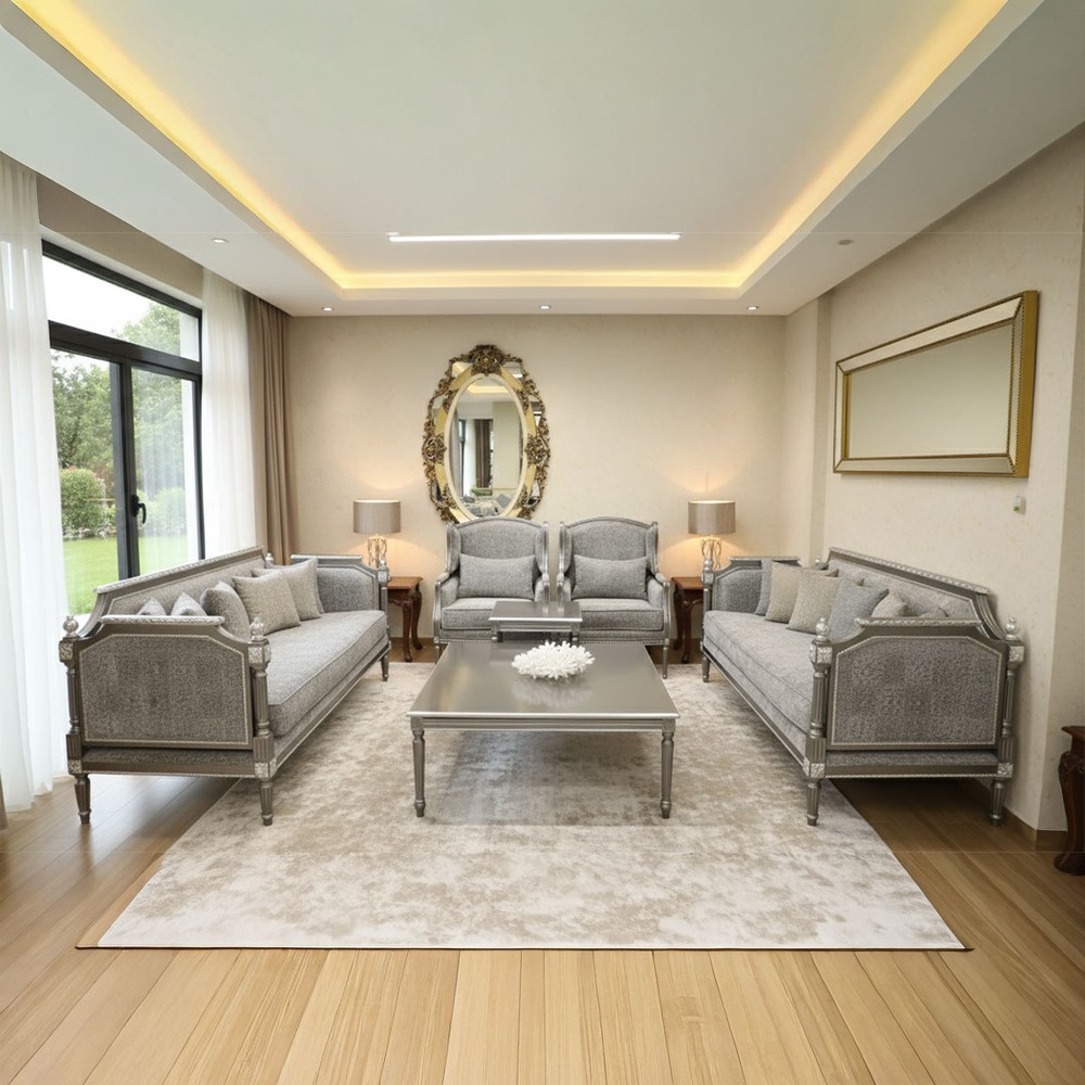 طقم أرائك كلاسيكية (2×3 مقاعد، 2×1 مقاعد) | أثاث | أريكة ومقاعد | مجموعات الكنب طقم أرائك كلاسيكية (2×3 مقاعد، 2×1 مقاعد) | أثاث | أريكة ومقاعد | مجموعات الكنب