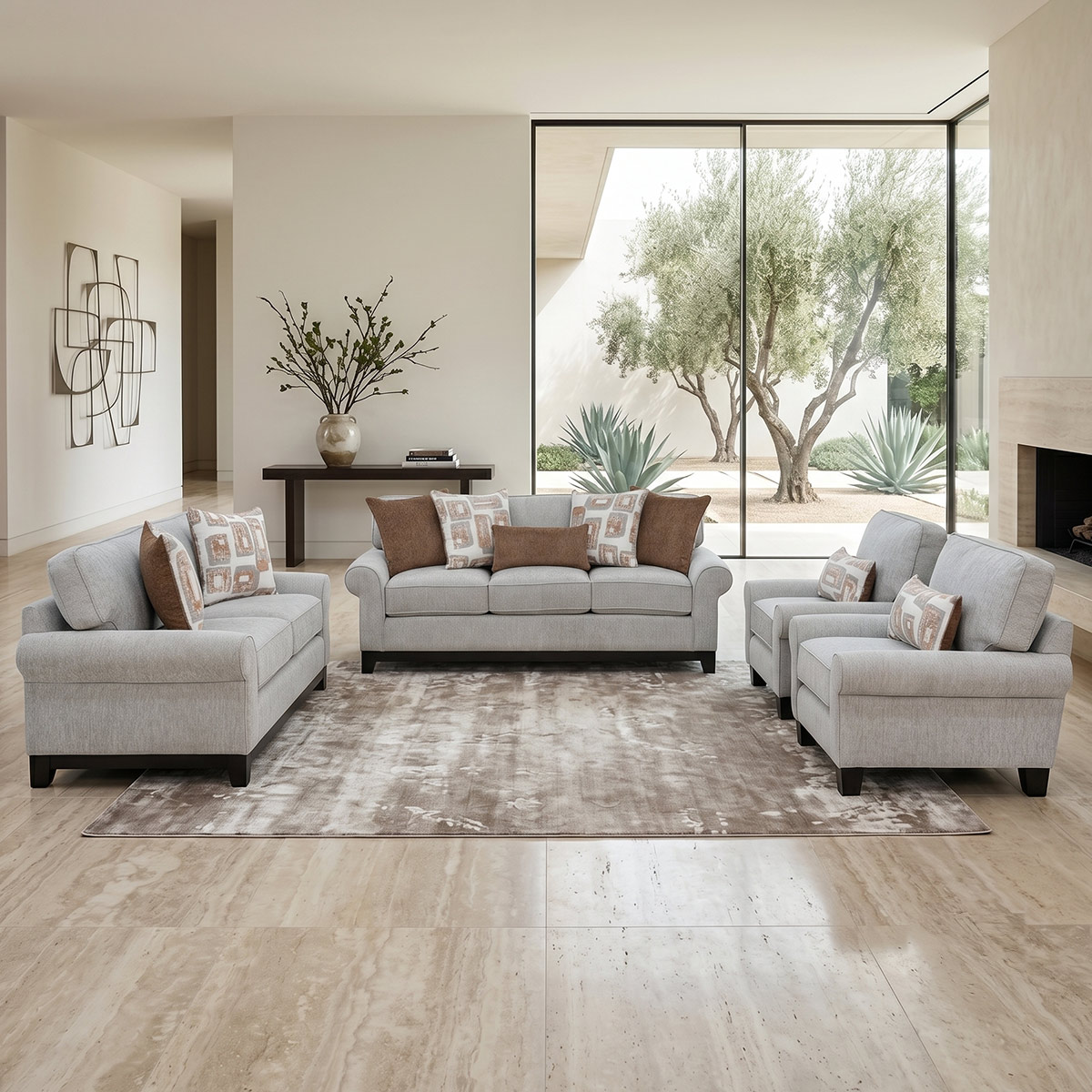 Alaska Sofa Set (1x3 Seater, 1x2 Seater, 2x1 Seater)