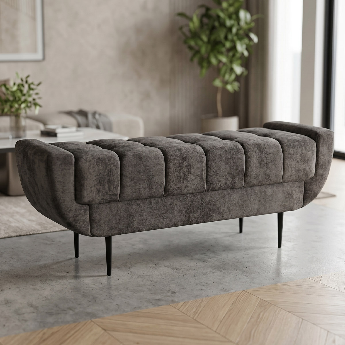 Modern Upholstered Bench