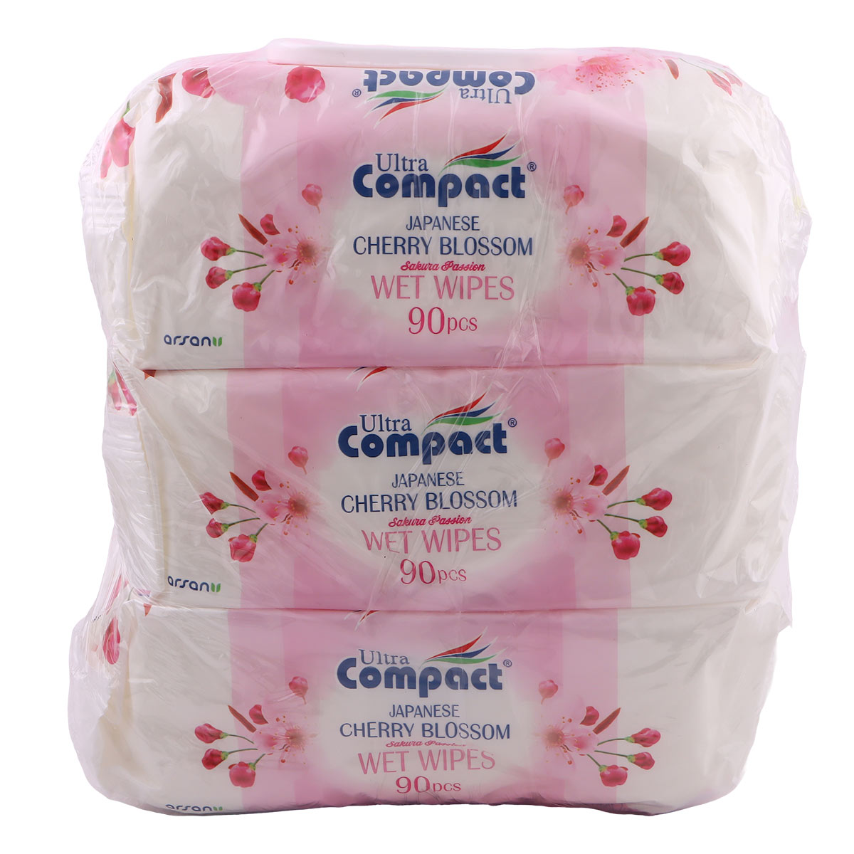 Ultra Compact Wet Wipes 3 Pcs x 90 Wipes