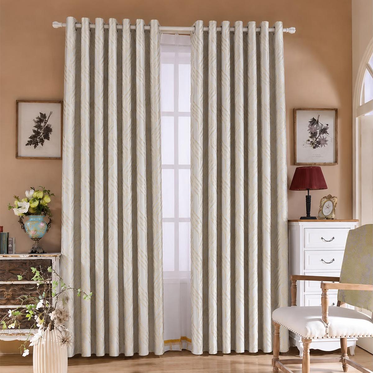 Jacquard Design Curtains 140x260cm