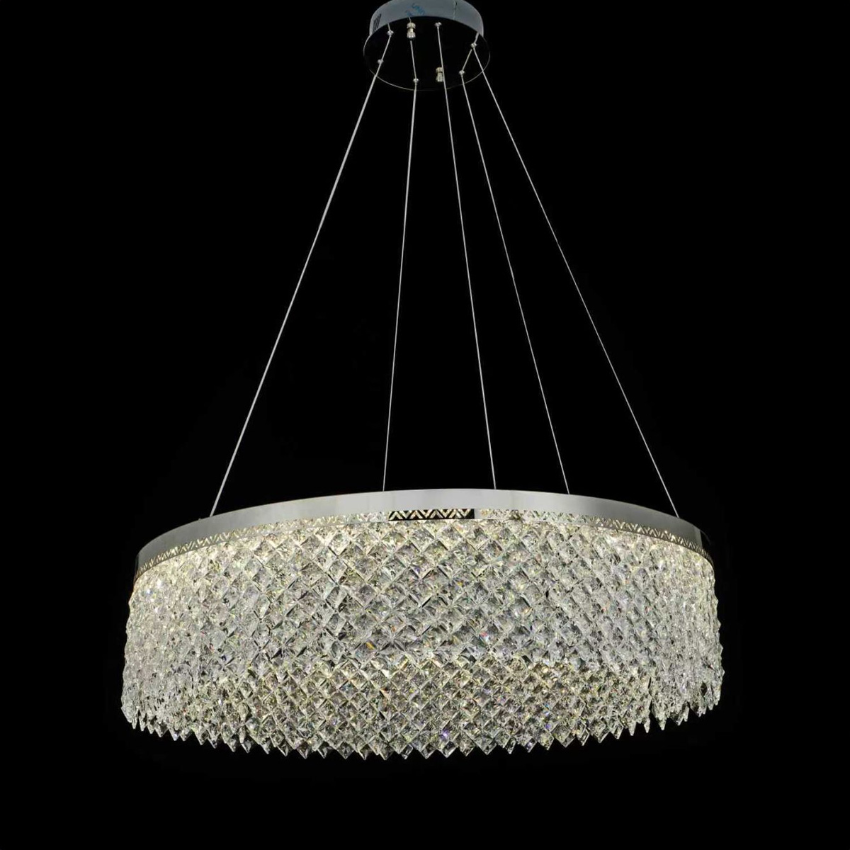 مصباح طاولة LED أسود