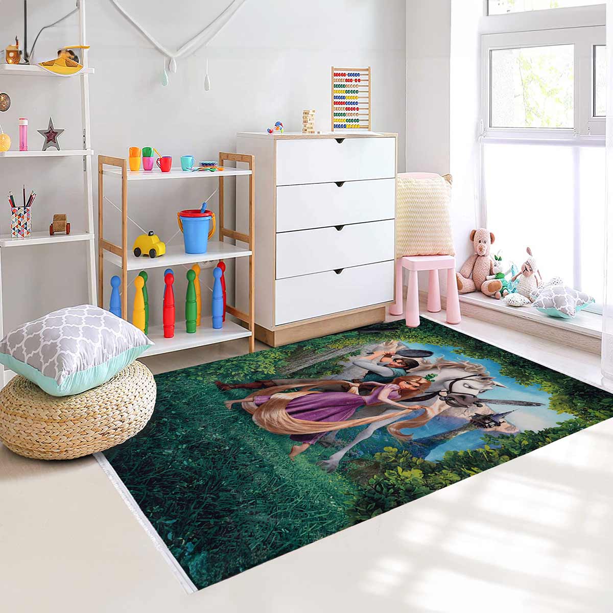 Animated Character Printer Carpet