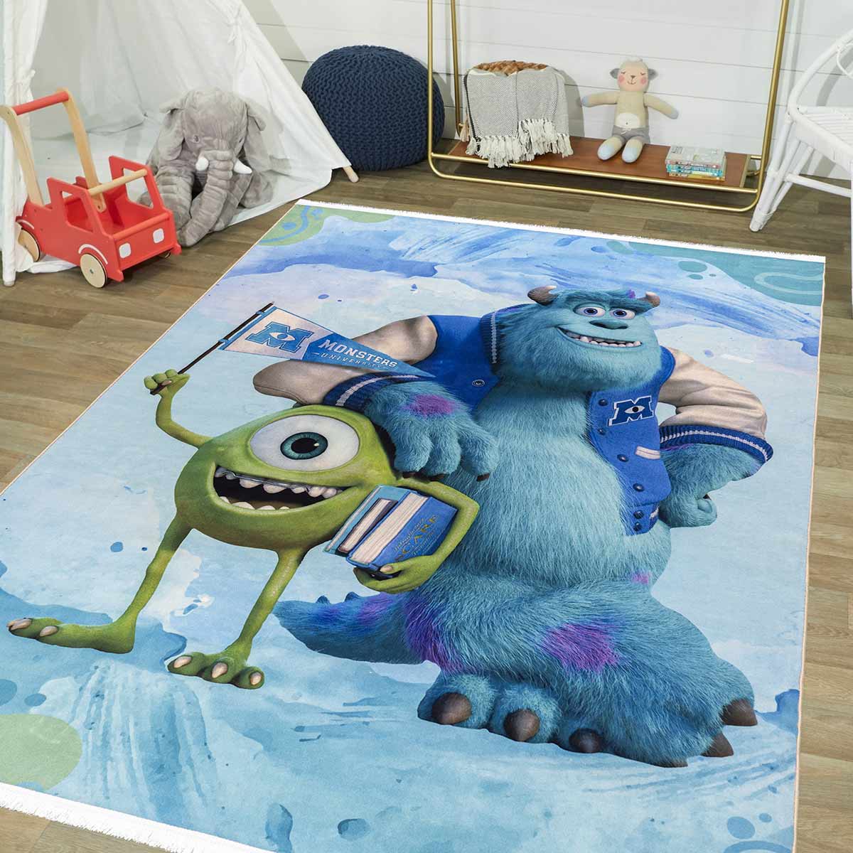 Extra Terrestrial Character Printed Carpet