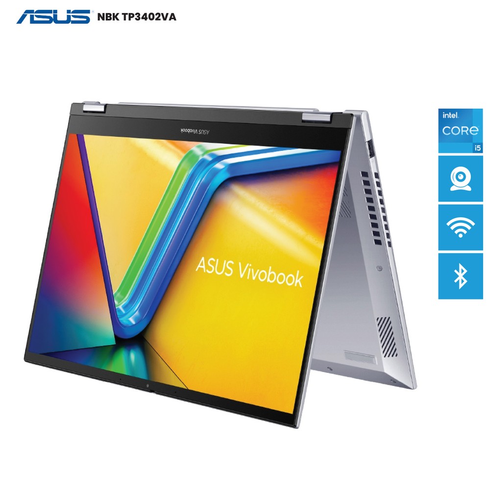 لابتوب أسوس فيفوبوك S14 فليب (إنتل كور i5، رام 16 جيجابايت، SSD 512 جيجابايت، كرت شاشة إنتل UHD، شاشة 14 بوصة WUXGA) TP3402VA-LZ669W