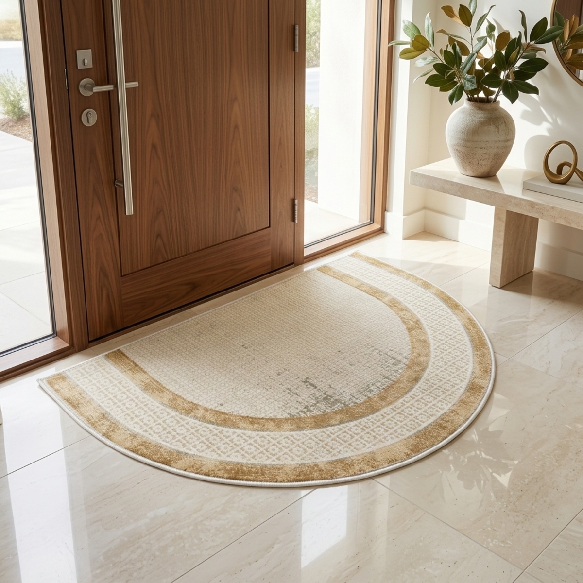 Hermes Half Round Carpet
